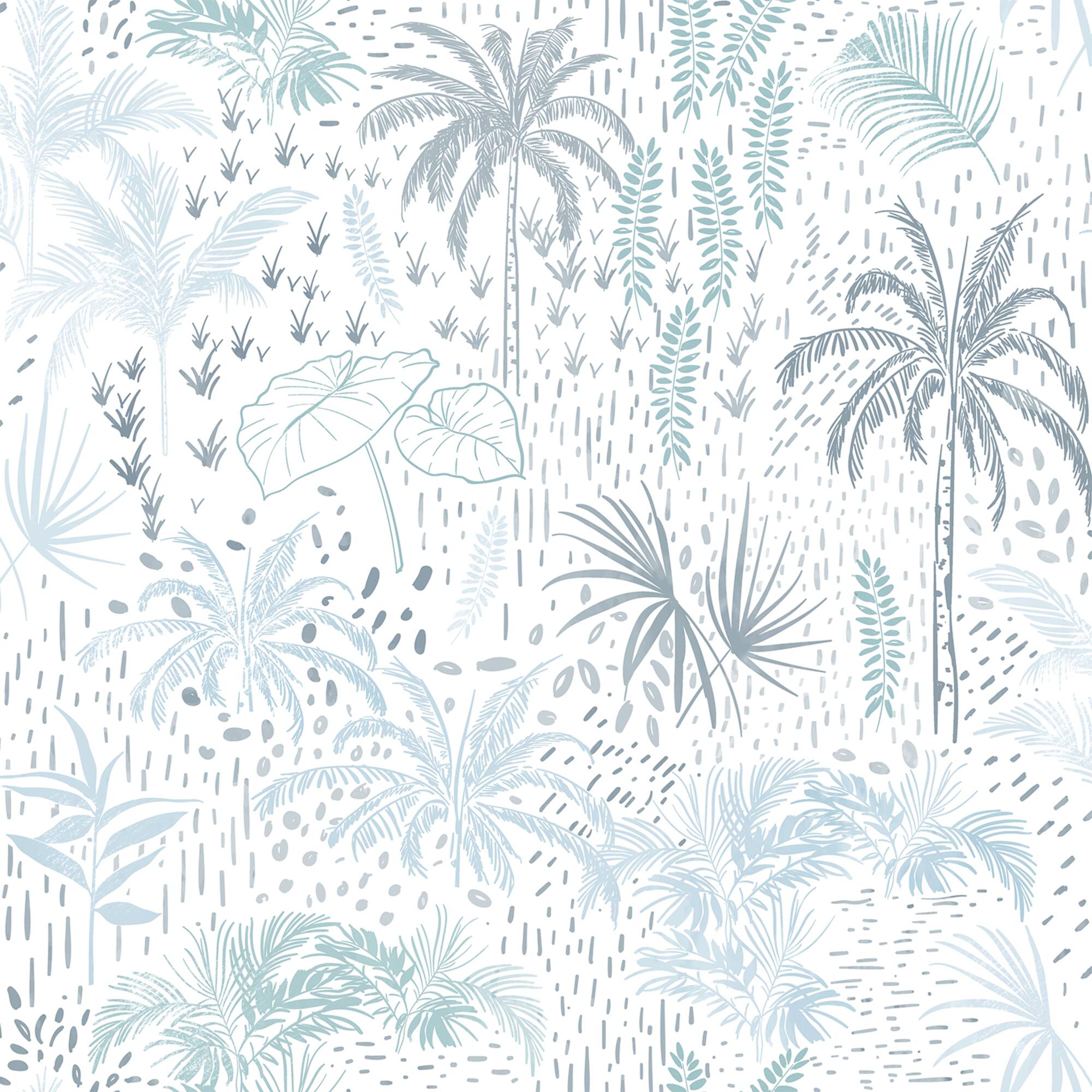 Designs Direct Etched Tropic Peel & Stick Wallpaper